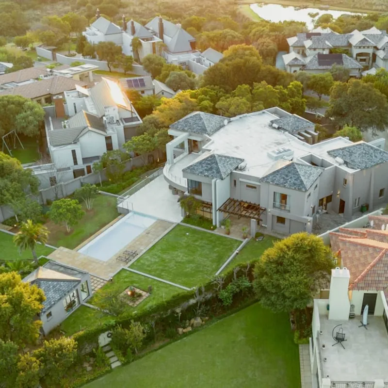 An aerial view of the beautiful Meyersdal Eco Estate
